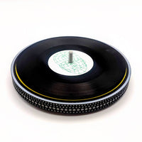 Mini vinyl record coasters - 90s rave