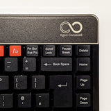 Console8 keyboard decals - black & red