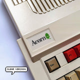 "Acorn" logo case badge (Archimedes A3000)