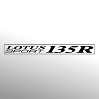 Lotus Sport 135R decal