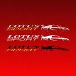 LOTUS SPORT sunstrip cut-vinyl decal