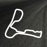 Cadwell Park Circuit Outline decal