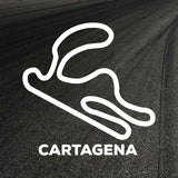 Cartagena Circuit Outline decal