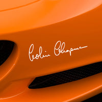 LOTUS Colin Chapman signature decal