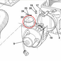 Lotus Elise & Exige S1 heater blower duct adaptor