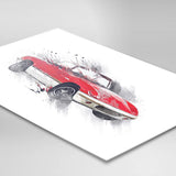 Classic Lotus Elan Sprint - red/white - A3/A4 Print "Splatter"