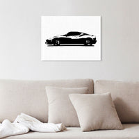 Evora 410 silhouette canvas art