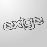 "exige" 80s style retro decal