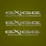 EXIGE SUPERCHARGED custom decal