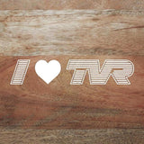 "I ♥ TVR" slogan
