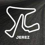 Jerez Circuit Outline decal