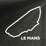 Le Mans Circuit Outline decal