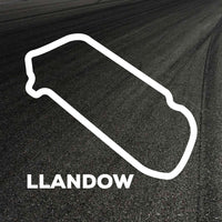 Llandow Circuit Outline decal