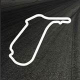 Mallory Park Circuit Outline decal