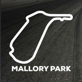 Mallory Park Circuit Outline decal