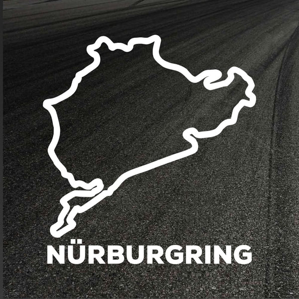 Nurburgring Circuit Outline decal