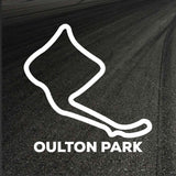 Oulton Park Circuit Outline decal
