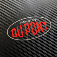 "Paint by DU PONT" wing decal (Lotus 340R)