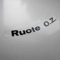 Lotus Elan M100 "Ruote O.Z." clear stickers