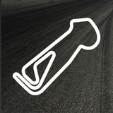 Snetterton Circuit Outline decal