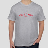 Classic Lotus Elise S1 silhouette line-drawing t-shirt