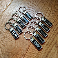 TVR models chrome keyring